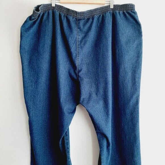 PENMANS | Pull-On Elastic Waist Pants Blue Jeans Sz 4X Petite - Picture 6 of 9